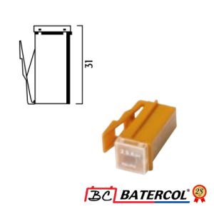 Fusible T Europeo Hembra con Grapa