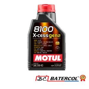MOTUL 8100X-CESS GEN2 5W40 5L 100% SINTETICO DIESEL 